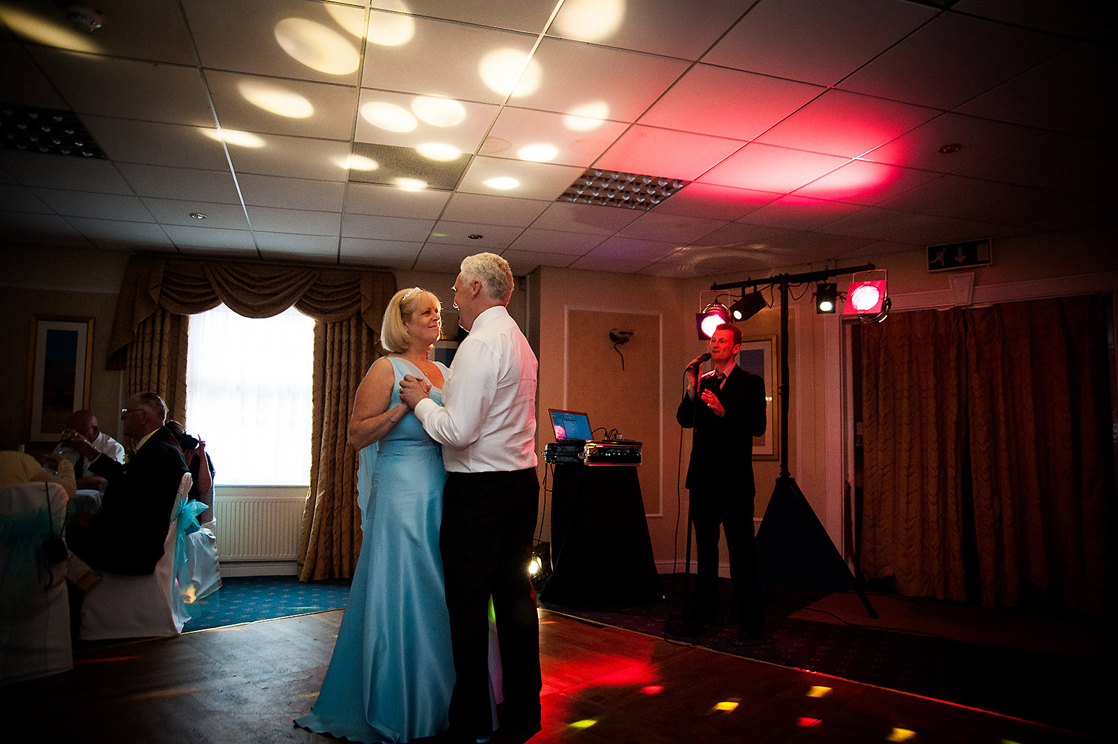 wedding first dance byrne wedding with lee osbrorne singing 